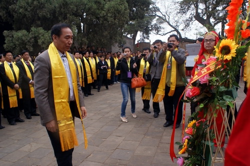 白水举行2013（癸巳）年民祭仓颉典礼