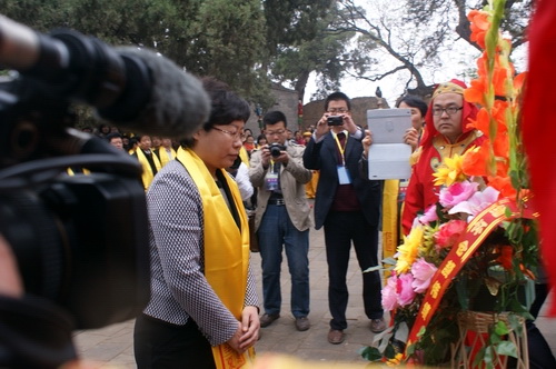 白水举行2013（癸巳）年民祭仓颉典礼