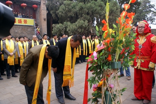 白水举行2013（癸巳）年民祭仓颉典礼