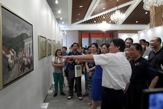 2013崇礼首届国际油画写生邀请展盛大开幕