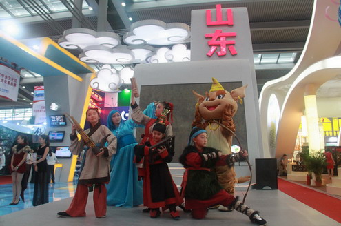 第八届中国（深圳）国际文化产业博览交易会山东展区凸显文化与科技相融理念