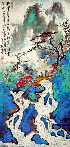 刘海粟系列国画作品欣赏8