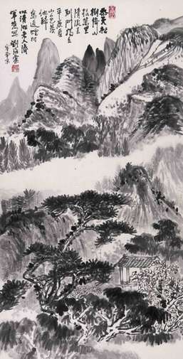 刘海粟系列国画作品欣赏8