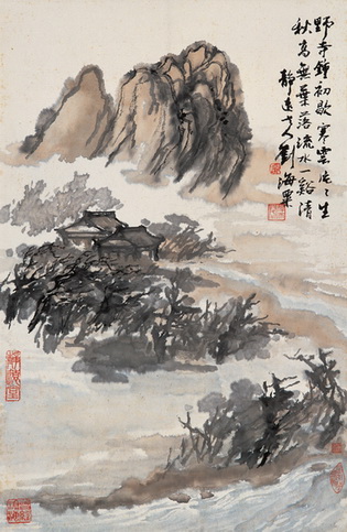 刘海粟系列国画作品欣赏12