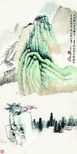 张大千系列国画作品欣赏18