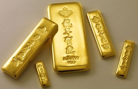 中国金币总公司发行2012壬辰龙年贺岁金条