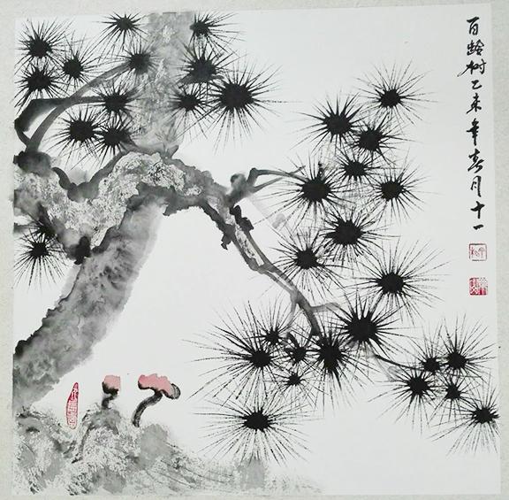 国韵青花，江南麻布--青年画家丁十一2016全国巡回杭州迎新展