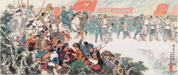 致敬初心--庆祝中国共产党成立100周年艺术特展举行