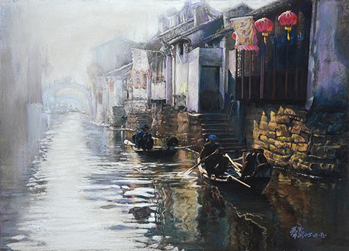 “运河印象”粉画作品邀请展