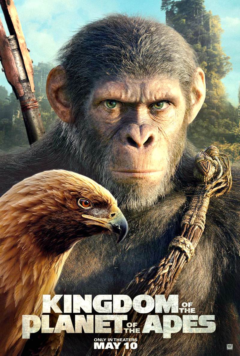 美国科幻动作电影《猩球崛起：新世界 Kingdom of the Planet of the Apes》将于2024年5月10日上映