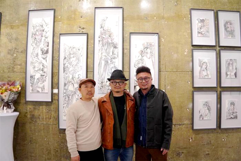 “当代水墨三人展”在成都艺原美术馆开幕