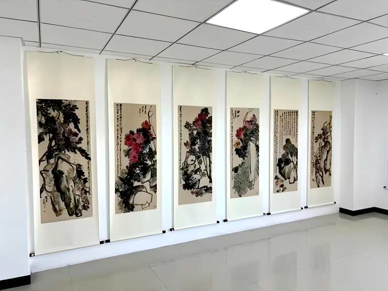 吴昌硕诞辰180周年书画精品与砚台铭文展在北京砚台文化博物馆举办