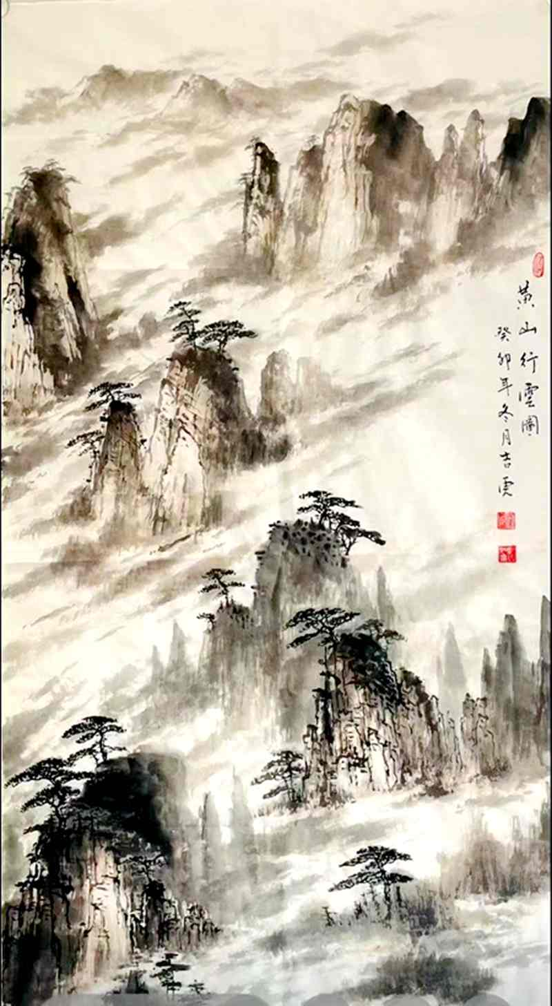 著名国画家程吉虎山水作品鉴赏