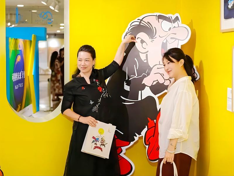 “漫画东西--比利时归来汇报展”开幕