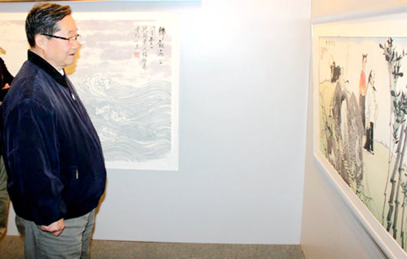 “喜迎十八大，永远跟党走”全国名家书画邀请展在京举行