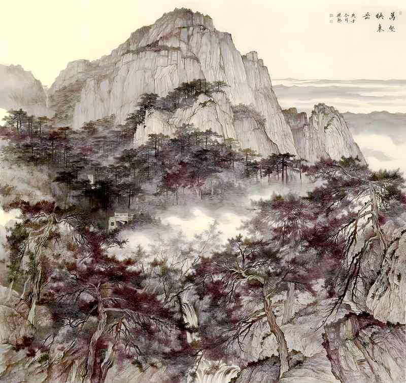 溪山行旅胡思然山水画作品展