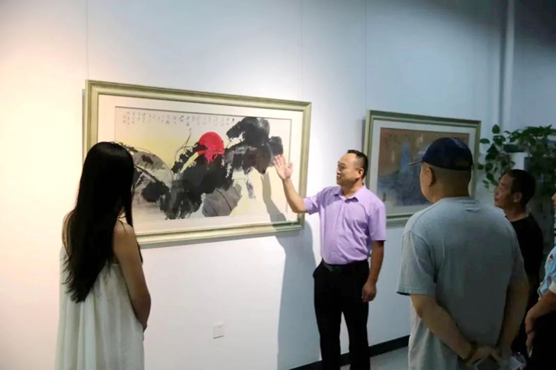 “纸上乾坤--徐嘉炀现代水墨作品展”开幕