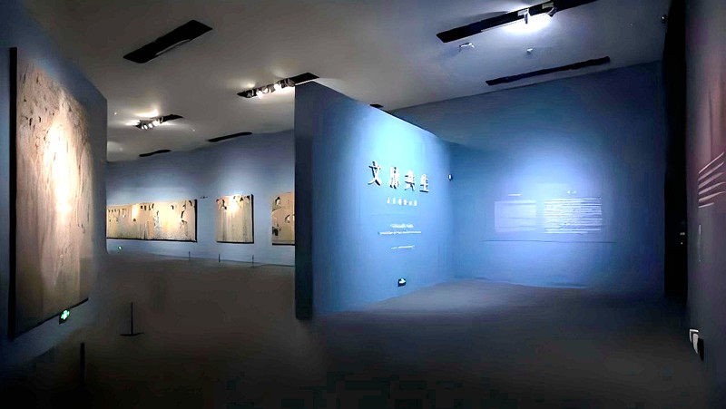 《文脉共生--袁小楼绘画展》将在国庆期间在中国国家博物馆继续展出