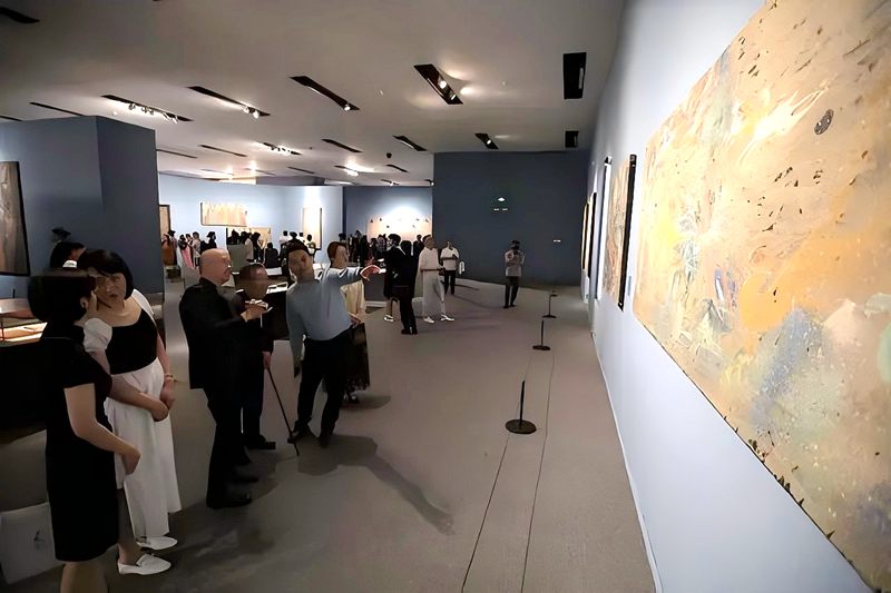 《文脉共生--袁小楼绘画展》将在国庆期间在中国国家博物馆继续展出