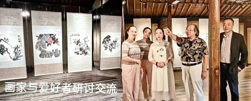 “75'国庆”何淑琴女士第二次书画展诸暨巡展于日前盛大开幕