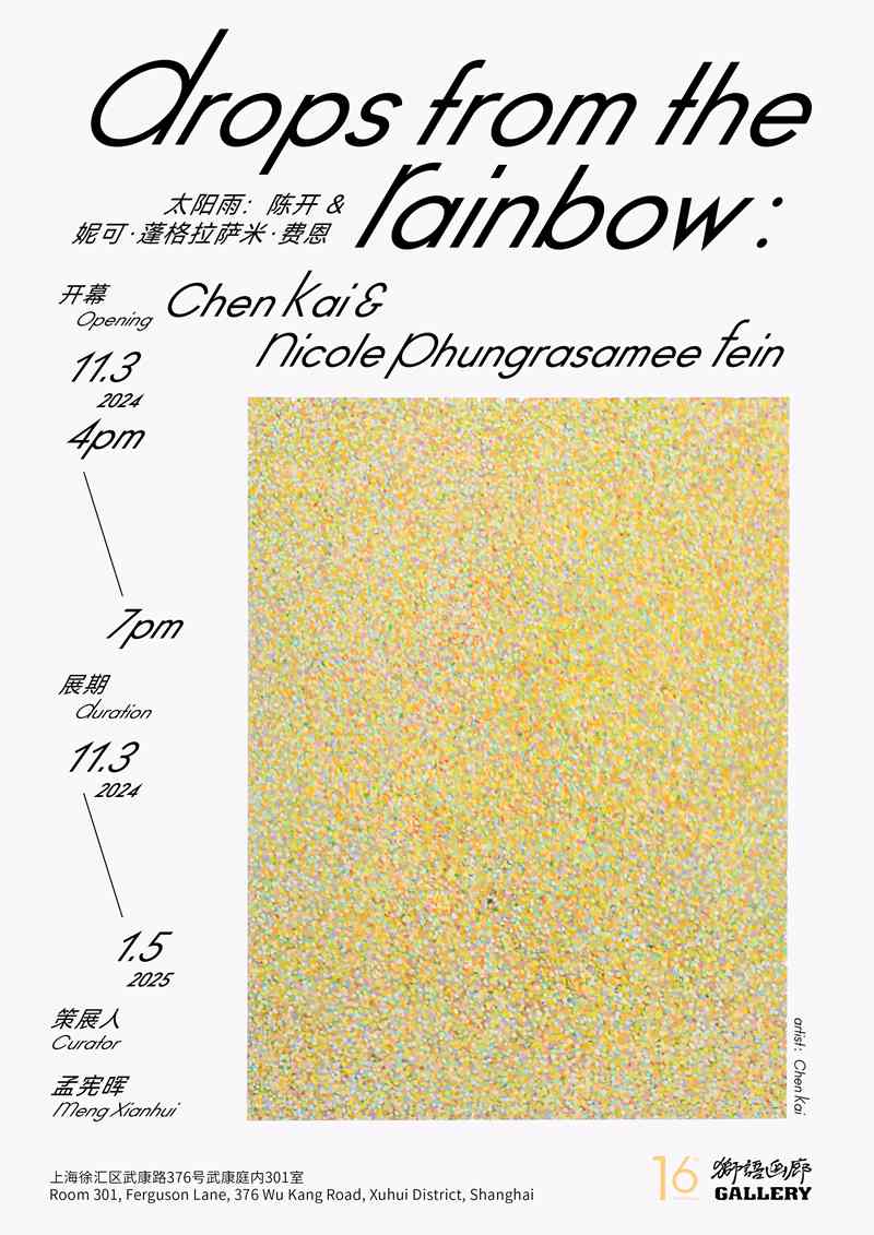 “太阳雨”陈开 & 妮可·蓬格拉萨米·费恩艺术展